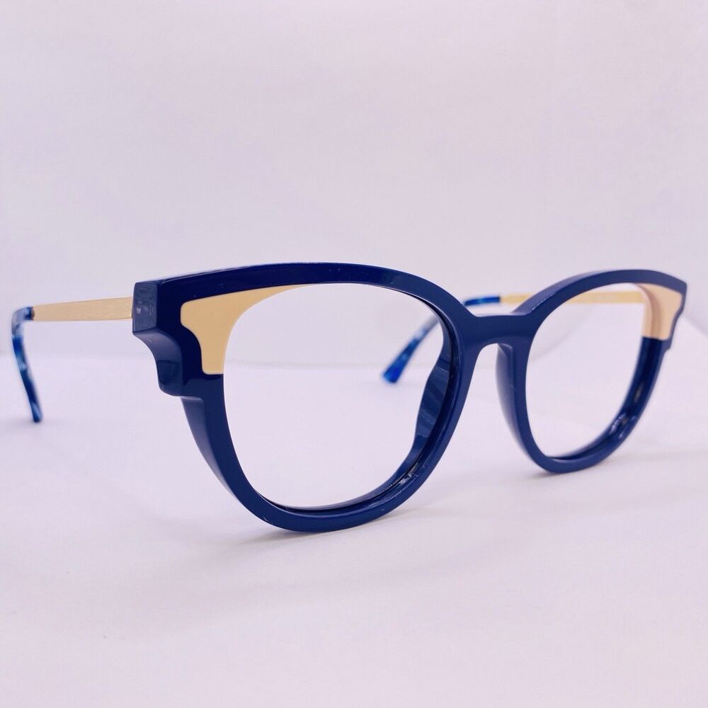 Face A Face Paris Authentic Frames State 2 Col. 4013 53 [] 19 137 Gold Blue